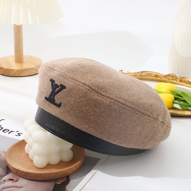 Nón beret mềm màu trơn phong cách Hàn Quốc dễ thương cho nữ