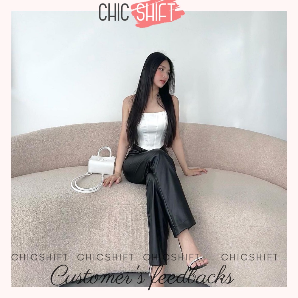 Áo croptop cổ yếm dáng corset dây dài thắt nơ quyến rũ hot trend