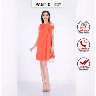 FDC33025 - Đầm dạo phố dáng suông chất liệu linen không tay - PANTIO
