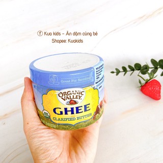 Bơ ghee hữu cơ Valley 212g