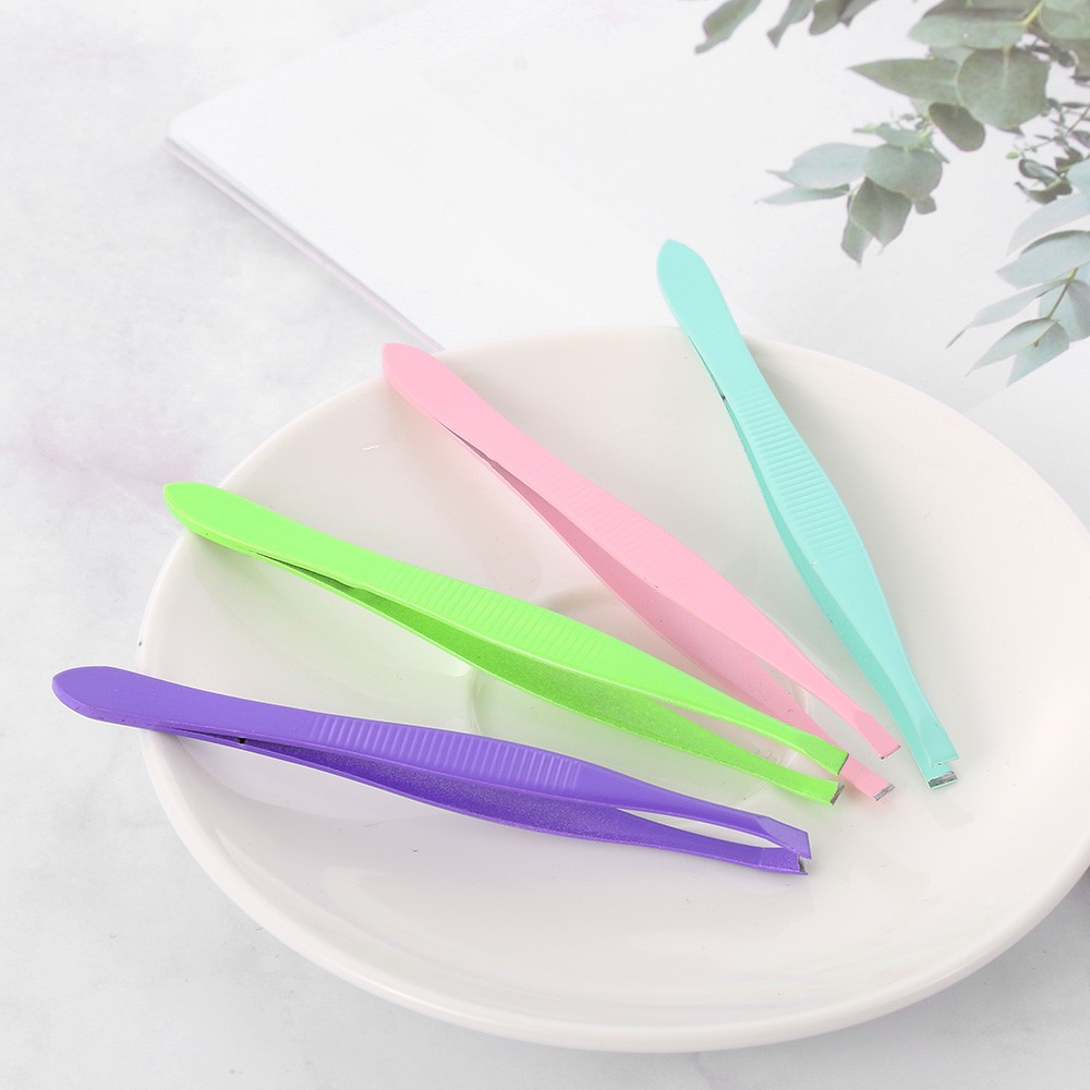[Hàng mới về] Nhíp Tỉa Lông Mày Bằng Thép Không Gỉ Với Nhiều Màu Sắc Bắt Mắt Tùy Chọn Tiện Lợi