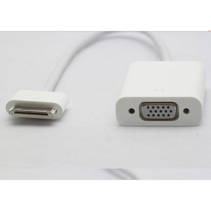 Dây Chuyển Đổi Cổng Kết Nối Iphone Ipad Sang Vga (Trắng)