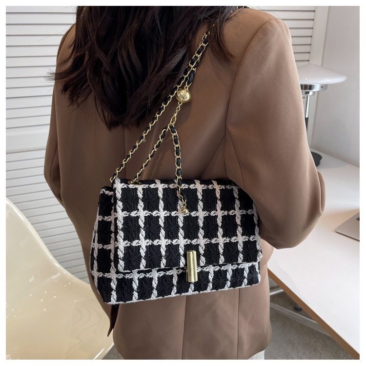 Túi Đeo JASMIN NOIR Chéo Vai Bằng Len Thời Trang Sành Điệu Cho Nữ
