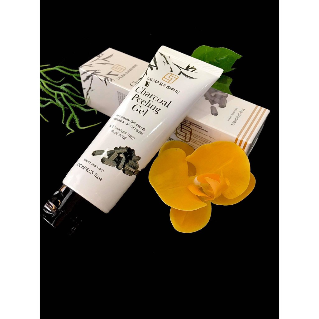 Tẩy tế bào chết từ than hoạt tính Nhật Kim Anh (dành cho mặt) - Laura sunshine charcoal peeling gel