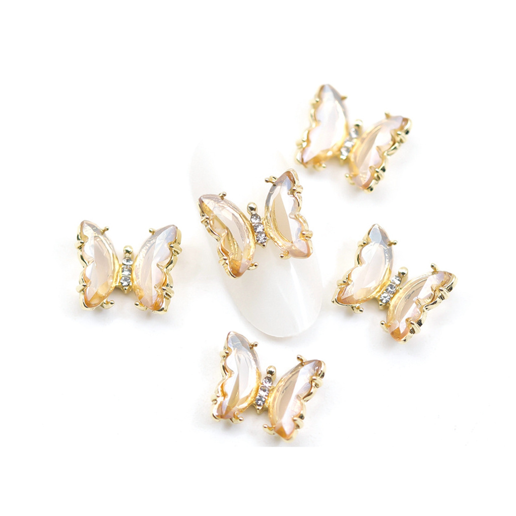 [Hàng mới về] Đá Hình Bướm 3D Trang Trí Móng Tay Nghệ Thuật