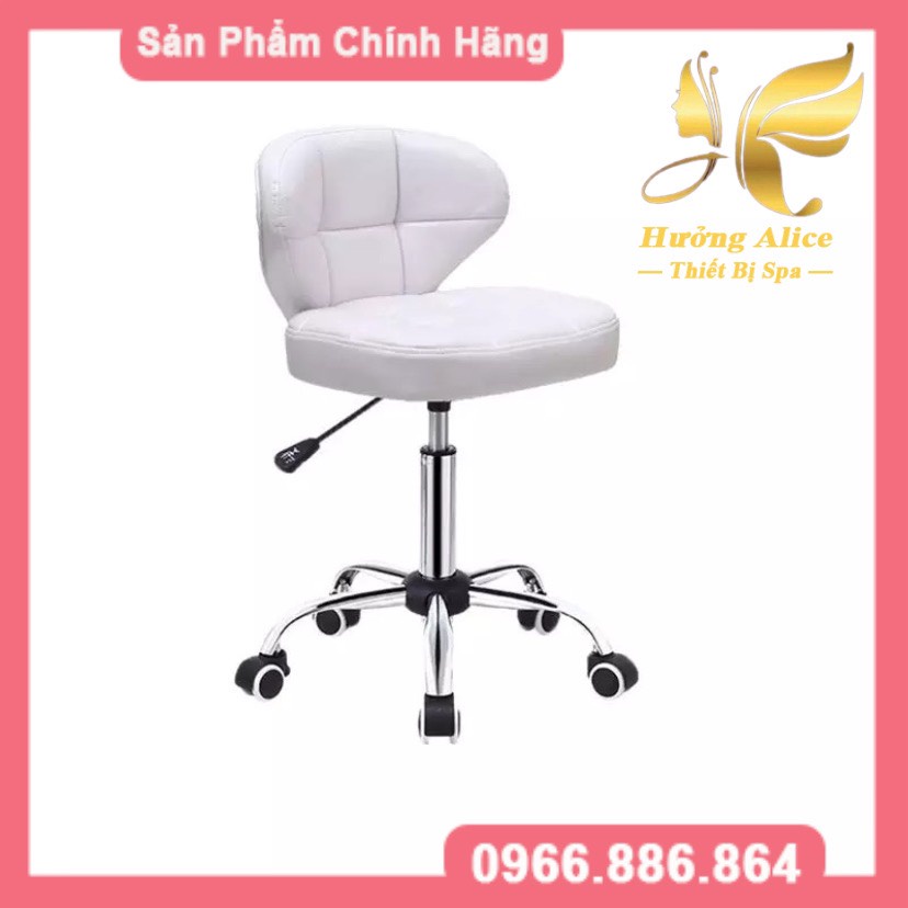 Ghế tựa cao cấp sẵn màu đen, trắng, nâu, ngồi tiêm filler, phun xăm và spa