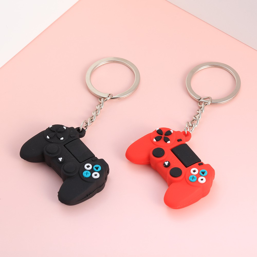 Móc Chìa Khóa Hình Tay Cầm Chơi Game Bằng Silicon Mềm Nhiều Màu
