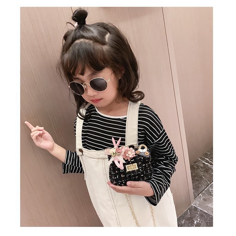 Túi Đeo Chéo Mini Hình Vuông Dễ Thương Cho Bé