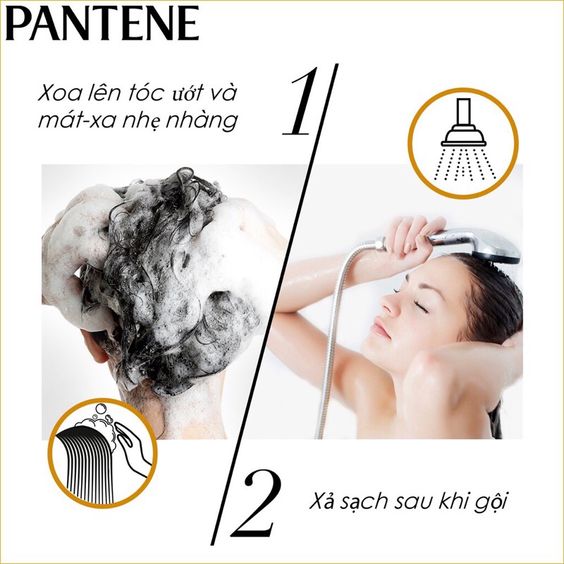 Dầu gội Pantene chai 1200ml phục hồi tóc hư tổn-suông mềm mượt -ngăn rụng tóc