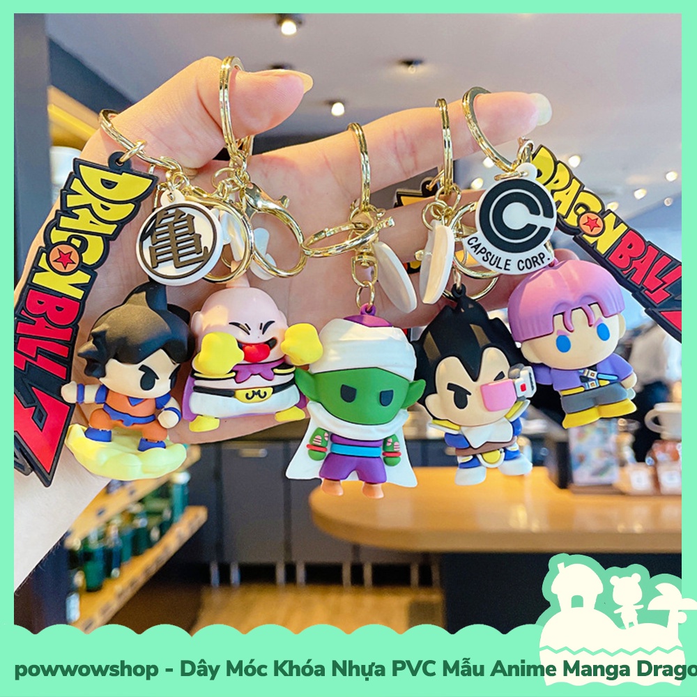 Dây Móc Khóa Nhựa PVC Mẫu Anime Manga Dragon Bal Adventure