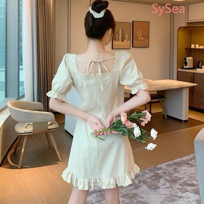 Đầm Tay Ngắn Màu Tím Thời Trang Mùa Hè Cho Nữ | BigBuy360 - bigbuy360.vn