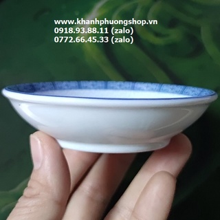 chén đựng nước chấm sứ Minh Long 9cm - chén đựng nước chấm sứ minh long