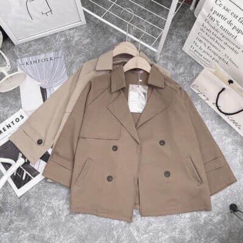 ⚜️ Áo mangto dáng ngắn