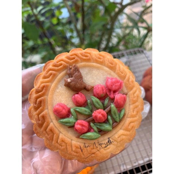 Bánh Trung Thu Hiện Đại Hoa Nổi