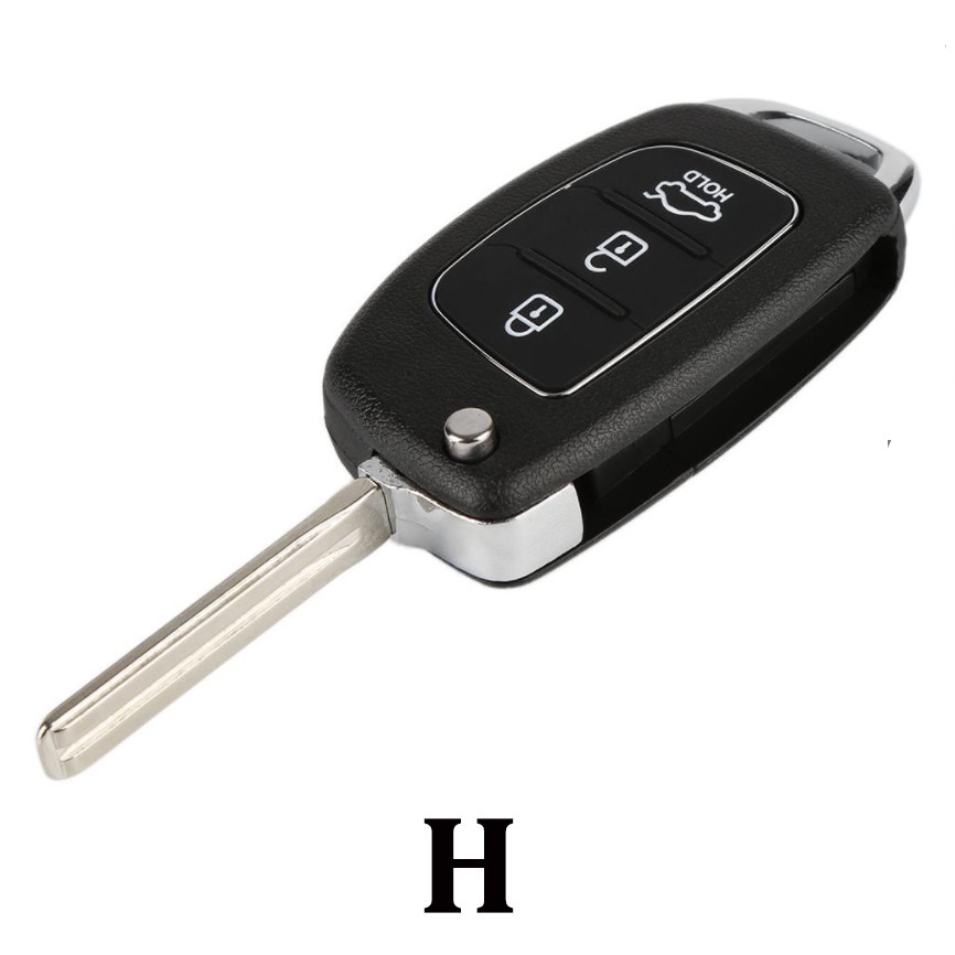 Vỏ ốp khoá xe hơi - Bọc chìa remote ô tô Hyundai i10 chìa cơ, accent chìa cơ