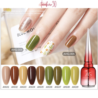 Sơn Gel As mã AHG | Chai đỏ 15ML