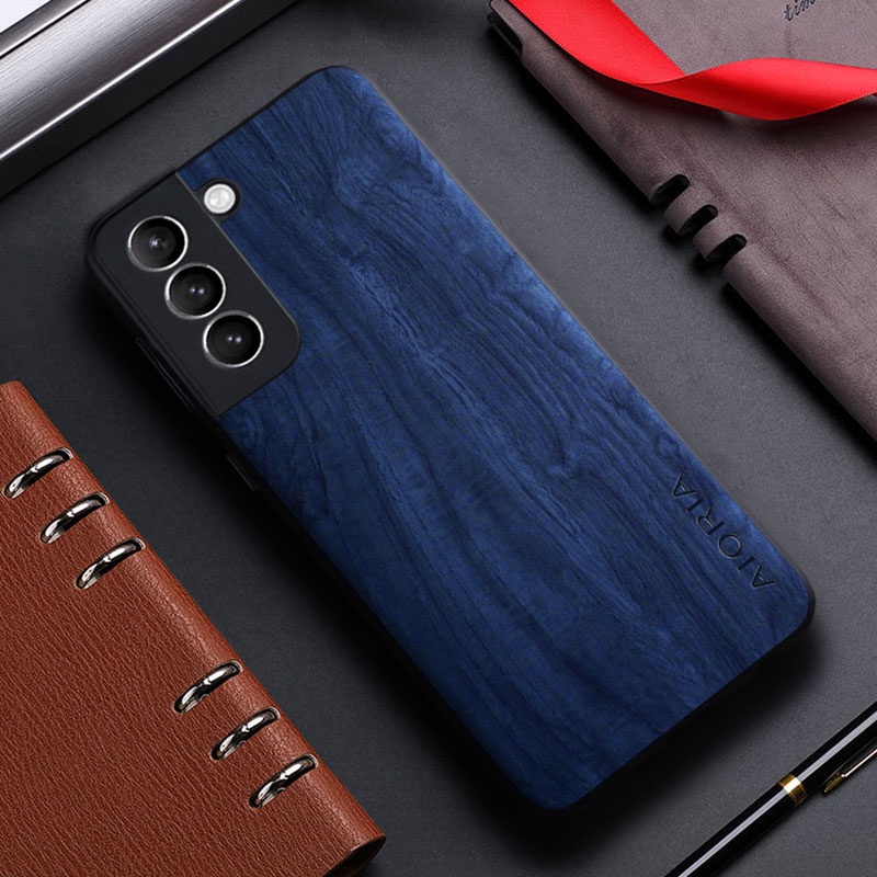 Ốp Bao Da Điện Thoại Họa Tiết Vân Gỗ Cho samsung galaxy s21 s22 ultra plus fe 5g samsung galaxy s21 s22 ultra plus fe Ốp