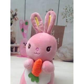 Thỏ ôm cà rốt tai mềm cao 20cm