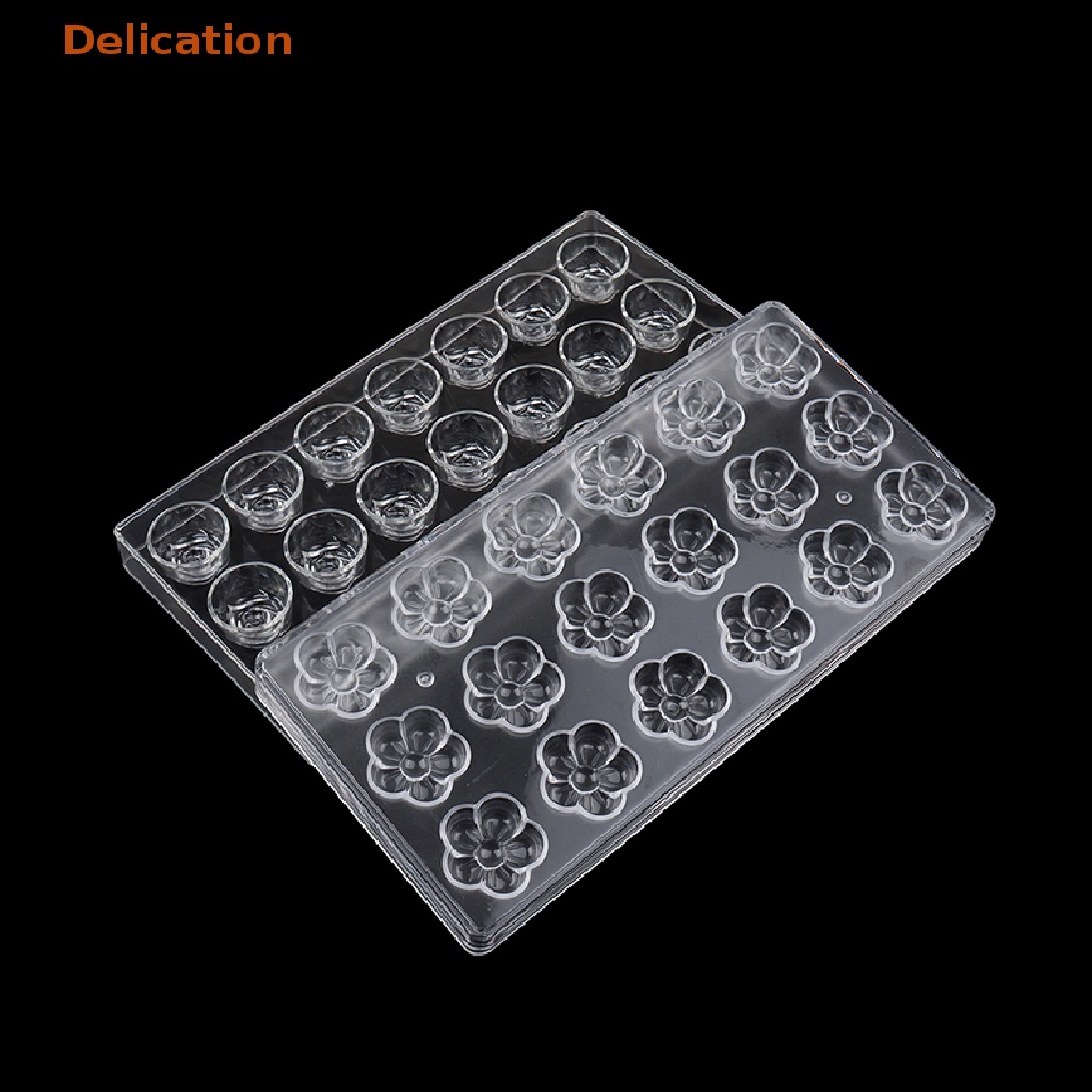 Khuôn Làm Bánh Kẹo Bằng Nhựa Hình Hoa 3D