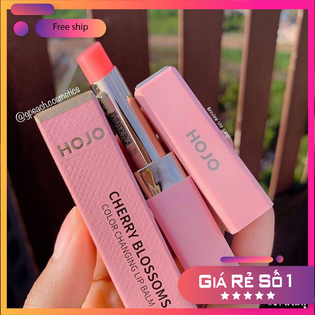 Son Dưỡng Có Màu HOJO Cherry Blossom Dưỡng Môi Mềm Mịn