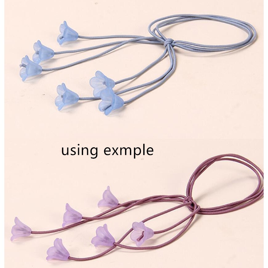 100 Hạt Xâu Làm Trang Sức Bằng Nhựa acrylic 10 * 14mm s10455