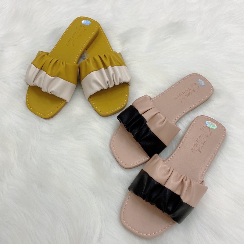 DÉP BẢN DÚM PHA MÀU - nhẹ nhàng, thanh lịch, công chúa, chất liệu êm mềm, bền, đẹp