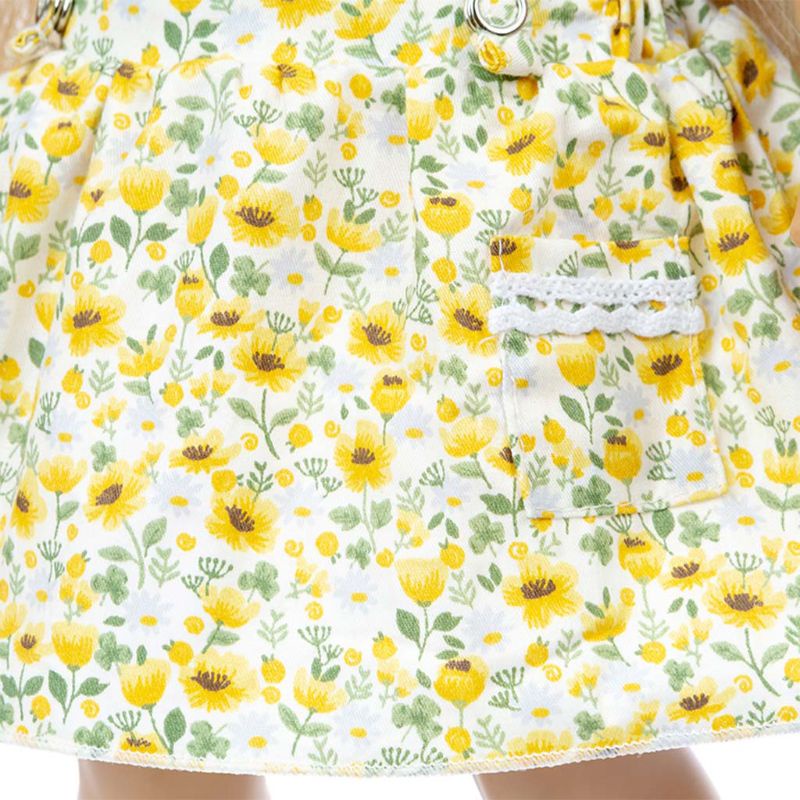 Đầm Hoa 18 Inch Kèm Băng Đô Xinh Xắn Dành Cho Búp Bê Sơ Sinh