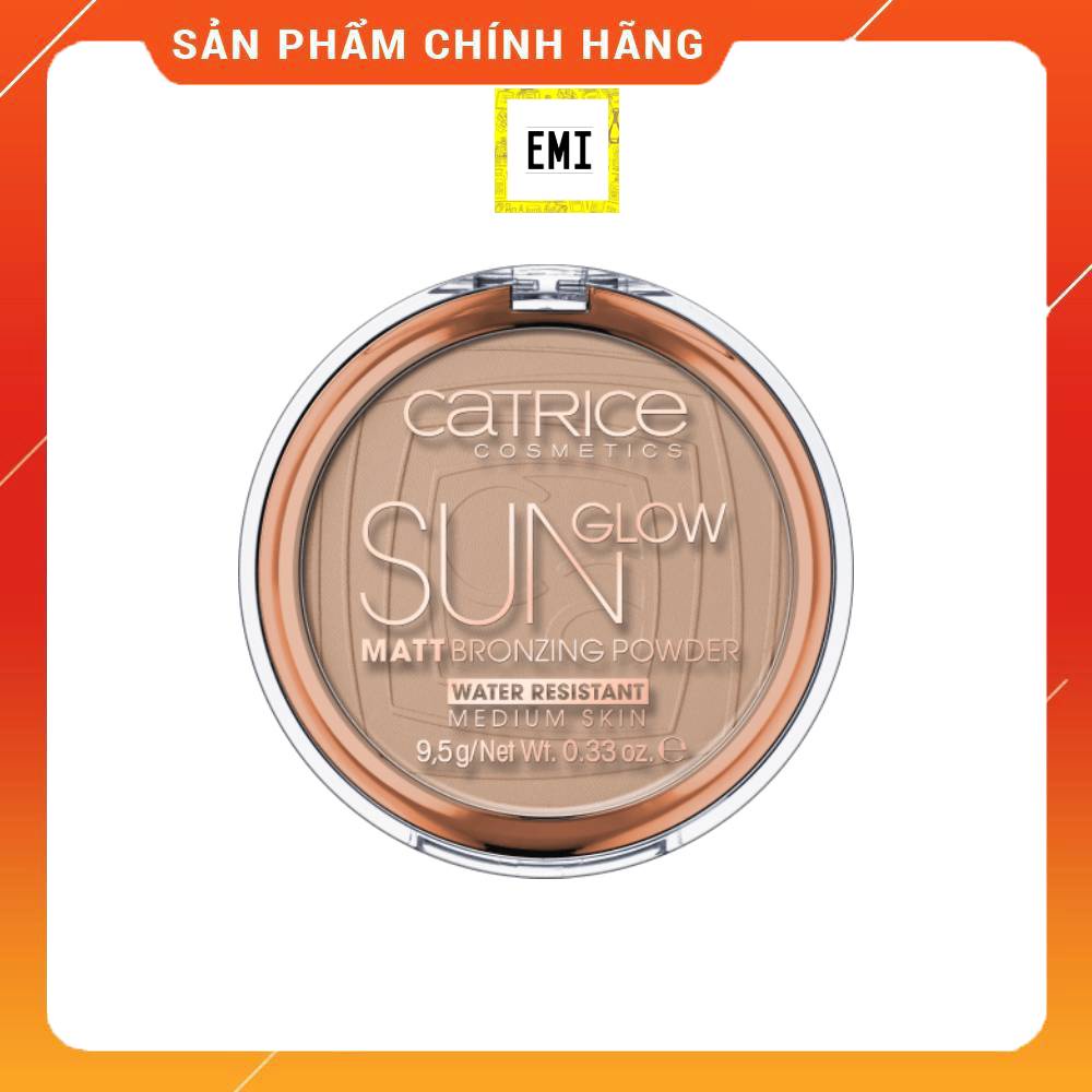 Phấn Tạo Khối Catrice Sun Glow Matt Bronzing POWDER MEDIUM SKIN