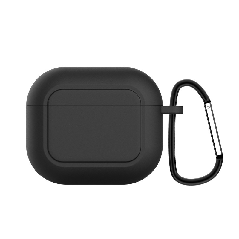 Case Ốp Bảo Vệ Hộp Sạc Tai Nghe Silicon Airpods 3 Nhiều Màu-Kèm Móc Khóa