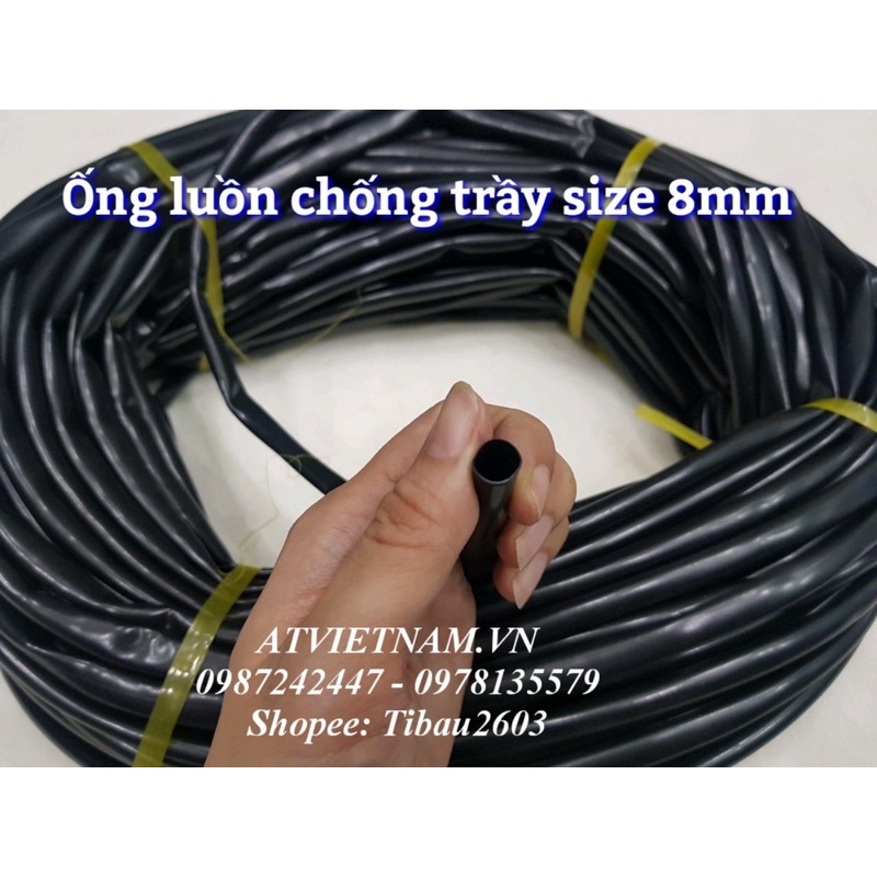 Ống luồn dây điện chống trầy size 8mm