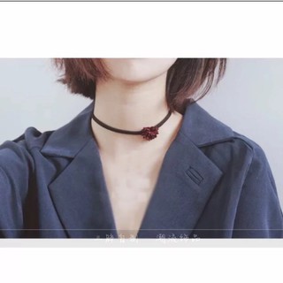 Vòng Cổ Choker Hoa Đỏ