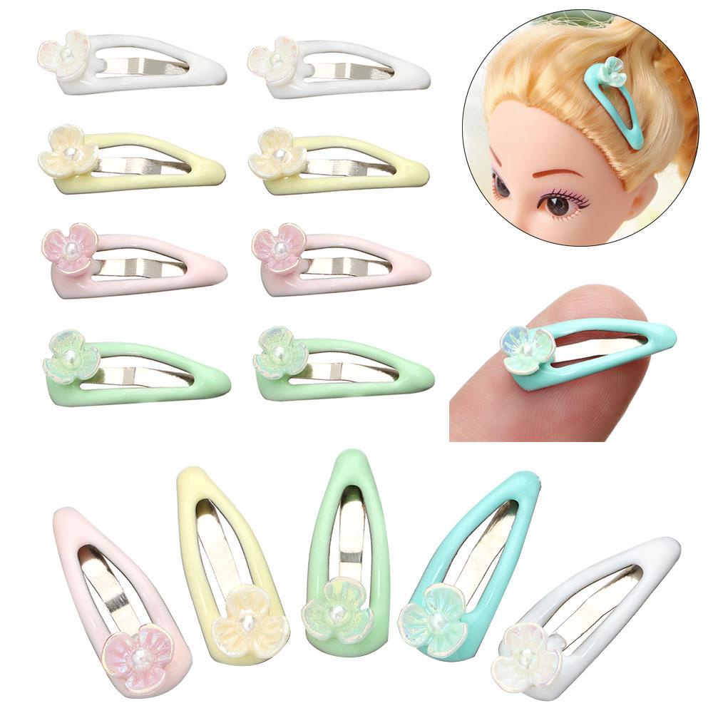 BEBETTERM Set 5 Kẹp Tóc Hình Búp Bê Đáng Yêu