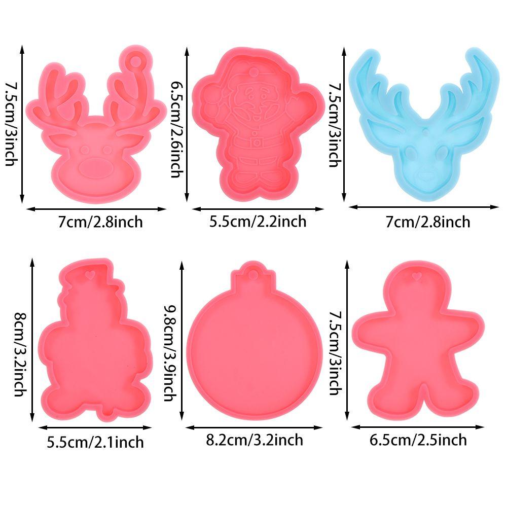 Khuôn Làm Trang Sức Bằng Đất Sét Hình Tuần Lộc Giáng Sinh SHOUKEY