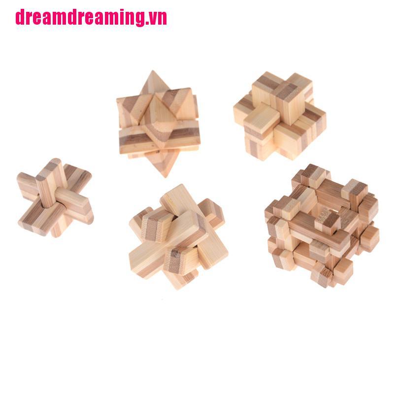 Bộ Đồ Chơi Xếp Hình 3d Bằng Gỗ