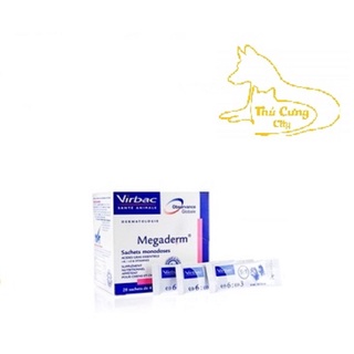 [ dinh dưỡng ] Virbac Megaderm Gel dưỡng mượt lông, chống rụng lông cho thú cưng