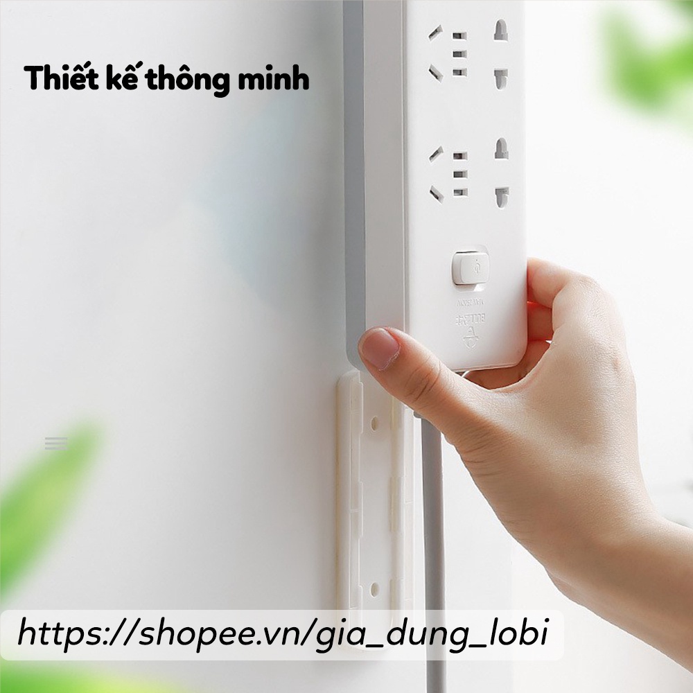 Giá đỡ ổ cắm điện dán tường đa năng Miếng móc dán treo cục wifi tranh ảnh đồ dùng dán tường siêu chắc