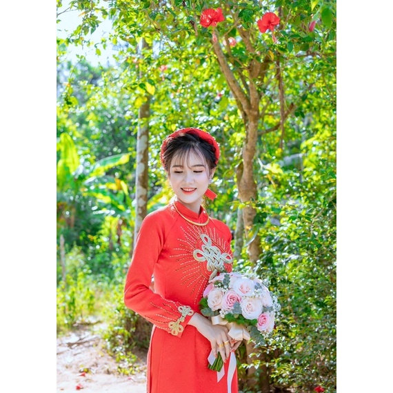 Bộ áo dài cô dâu
