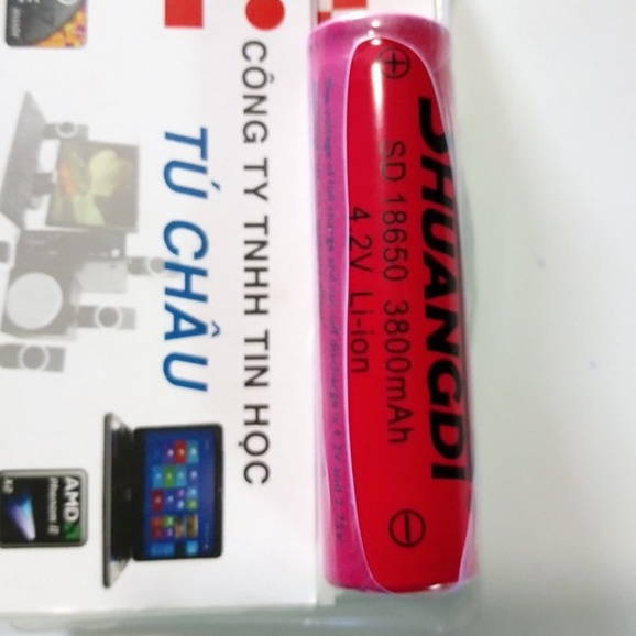 Pin sạc 18650 Shuangdi SD-18650 - 4.2V - 3800mAh: Pin sạc