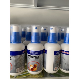 Hantox Spray (Hanvet 100ml) Thuốc diệt bọ chét, bét, ve, chấy, rận, ghẻ ... ở chó, mèo, thú cảnh.