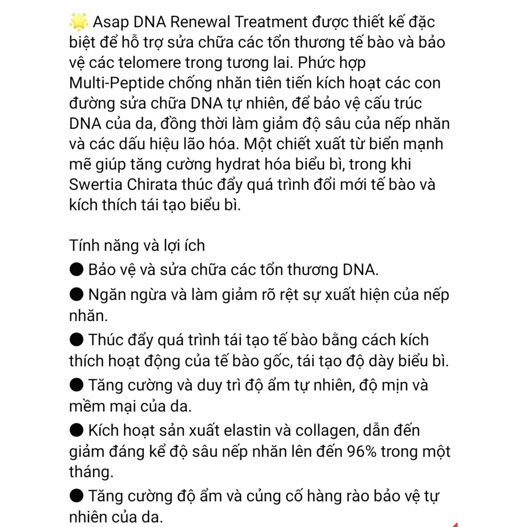 Serum ASAP DNA 30ml FullBox