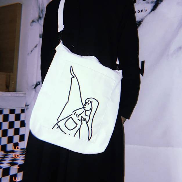 {SUSAM STORE} ---HÀNG LOẠI I --- TÚI VẢI TOTE ULZZANG KIỂU POSE DAB, ĐEO CHÉO VÀ XÁCH TIỆN DỤNG