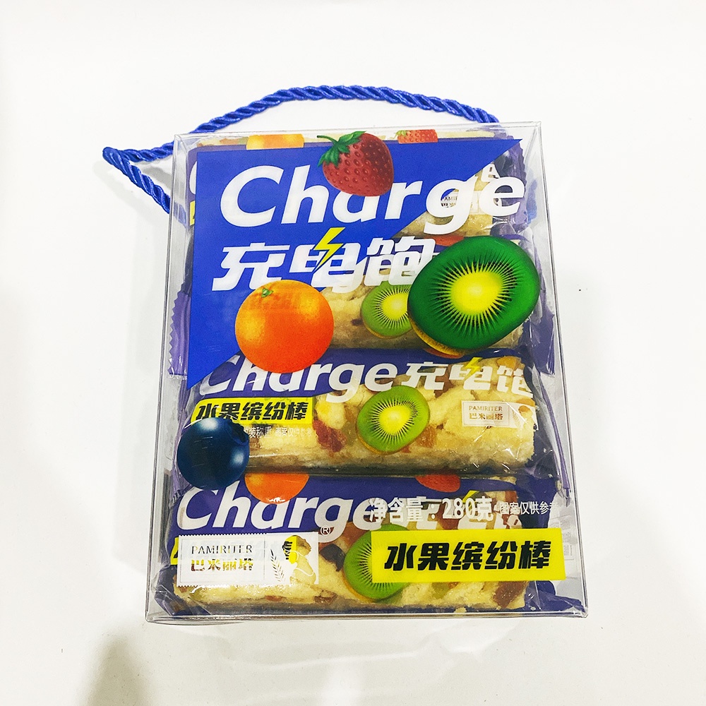 Combo 2 Hộp x 280gr Bánh ngũ cốc thanh dinh dưỡng các loại hạt trái cây, Charge PAMIRITER (Date 8 tháng kể từ ngày sx)