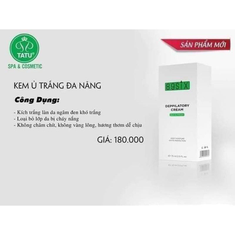 Kem ủ trắng đa năng body Tatu