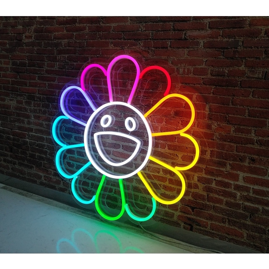 Đèn led Neon trang trí hình Hoa KaiKai - KiKi | Đèn neon trang trí phòng ngủ, treo tường