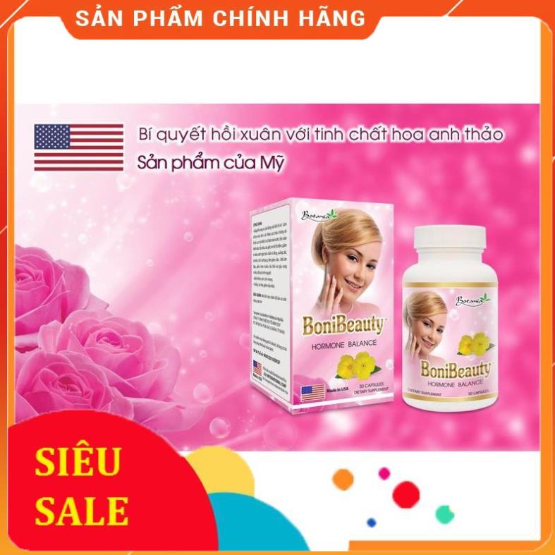 BoniBeauty Hộp 30 viên - Giúp bổ sung và cân bằng nội tiết tố nữ.