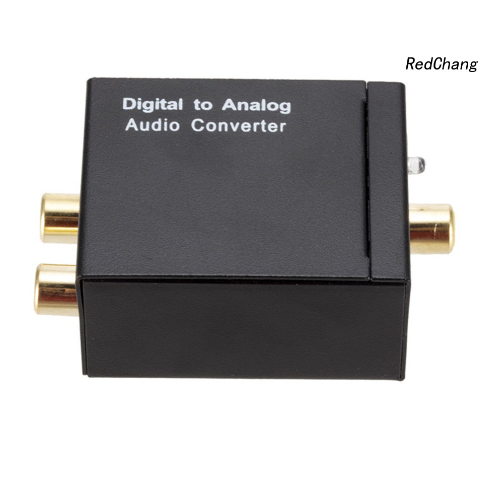 -SPQ- 3.5mm Optical Coaxial Toslink Digital to Analog RCA R/L Audio Converter Adapter