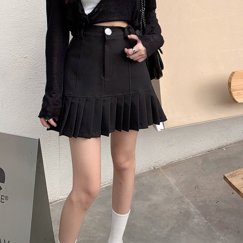 CHÂN VÁY NGẮN XẾP LI SEXY [Order + ảnh thật]