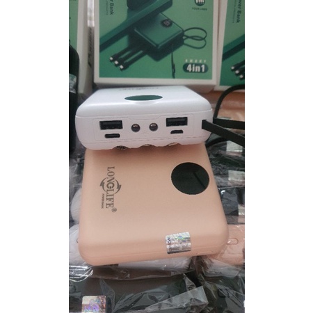 Sạc Dự Phòng,Sạc Đa Năng,Sạc Điện Thoại 20000 mah,Sạc Cao Cấp Có 4 Đầu Ra Sẵn Tiện Mang Theo.