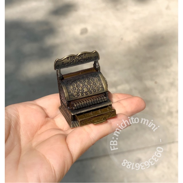 Mô hình máy tính tiền bằng sắt mini