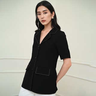 Áo vest blazer nữ Maderine MAIIMER tay cộc